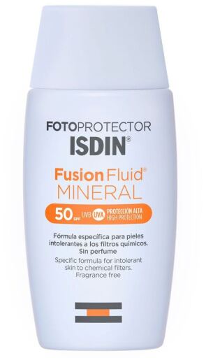 Fotoprotector Fusion Fluido Mineral SPF 50 50 ml
